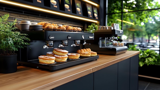 Thriving coffee farm with healthy plants and satisfied farmers